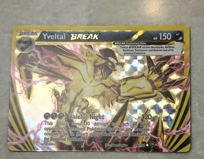 Pokemon card Yveltal Break | eBay