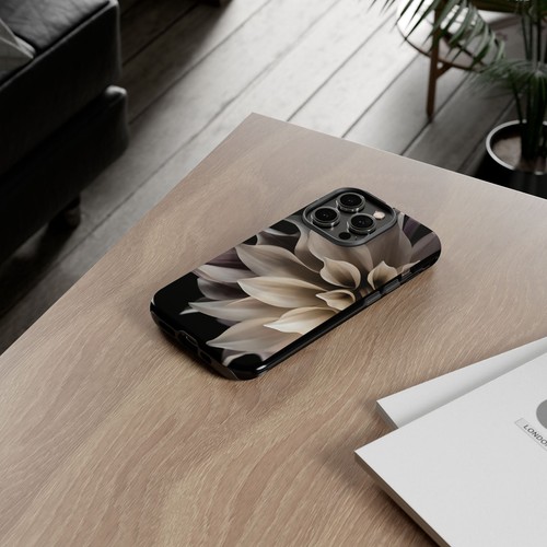 Tough Case For iPhone, Samsung Galaxy, Pixel, Cream Dahlia Flower Print - 第 61/223 張圖片