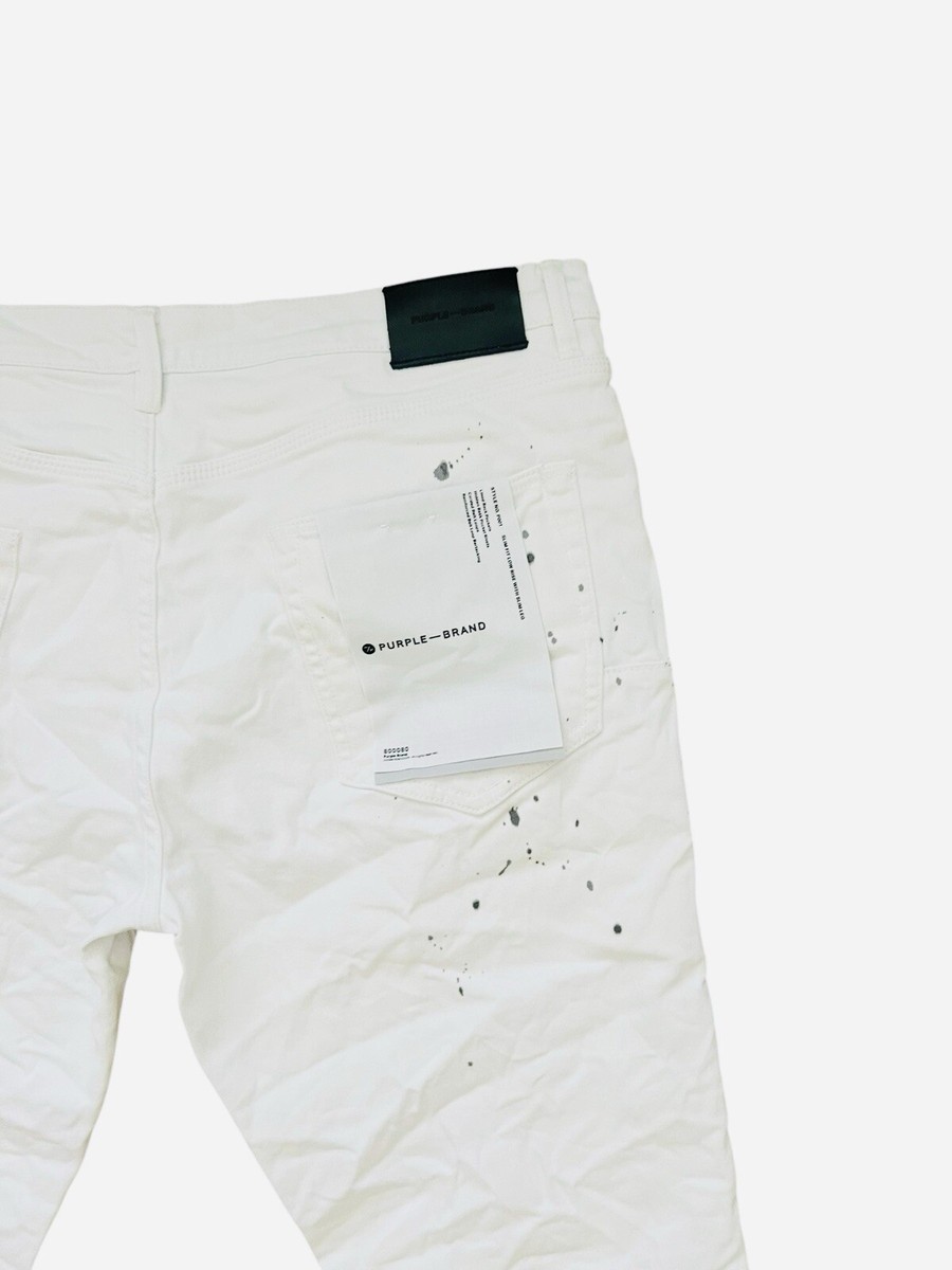 Purple Brand Jeans Mens Slim Fit Optic White P001 $265 Size Purple Brand Jeans Mens Slim Fit Optic White P001 $265 Size