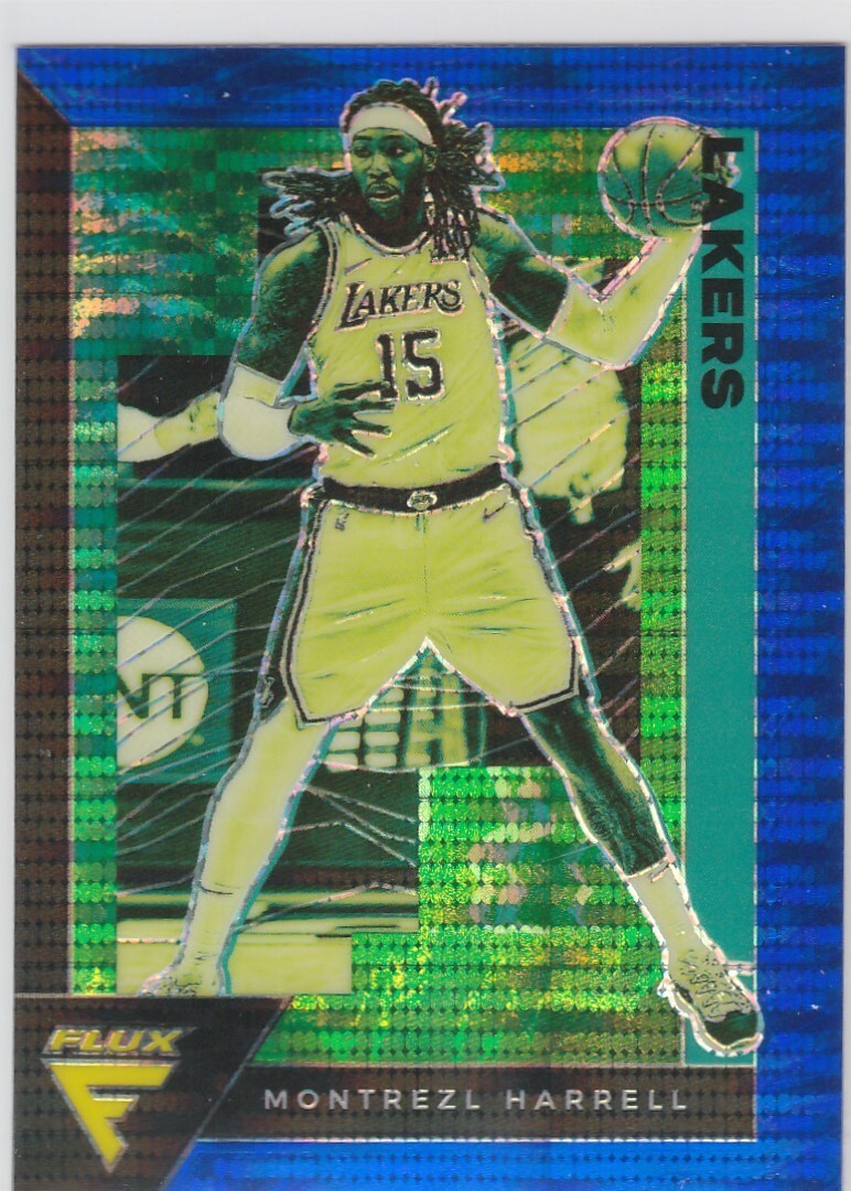 MONTREZL HARRELL 2020-21 FLUX BLUE PULSAR PRIZM REFRACTOR #84 SP