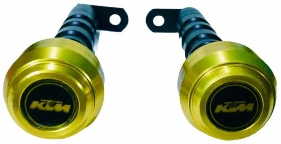 Golden Frame Sliders Bike Crash Protector for KTM RC 200 - Изображение 4 из 4