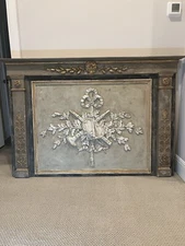 Antique Wall Wooden Carved Panel