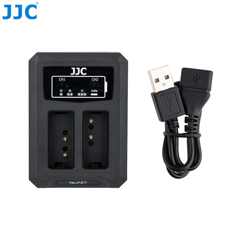 USB Dual Battery Charger fits LP-E17 fr Canon EOS RP M6 M5 M3 800D 760D 750D 77D - 第 1/12 張圖片