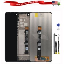 For Motorola Moto G 5G 2022 XT2213-3 LCD Display Touch Screen Digitizer  Frame