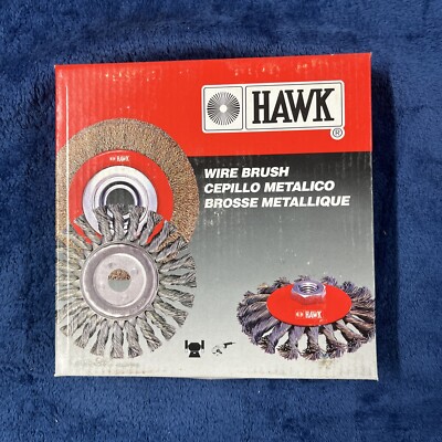 Hawk stringer bead twist brush 6 7/8  .020X5/8-11  Max. RPM 9000￼￼