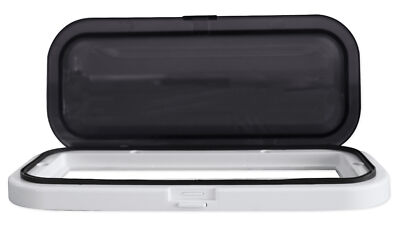 Rockville RWSG3W Universal Marine/Boat Receiver Splash Guard Housing Case White