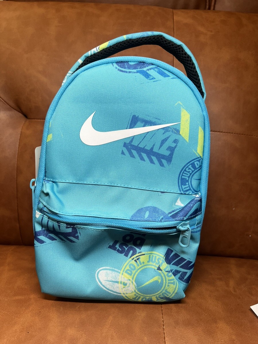 light blue nike lunch bag