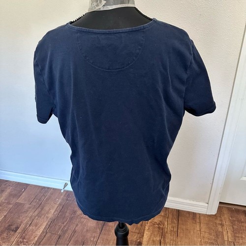 Camiseta Polo Lauren Ralph Lauren Azul Ajustada con Botones XL - Imagen 5 de 6