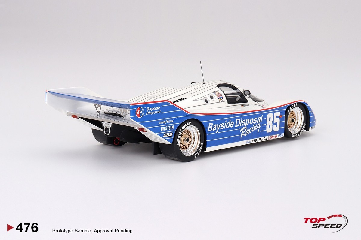 Top Speed 1:18 Porsche 962 #85 Bayside Disposal Racing 1987 IMSA