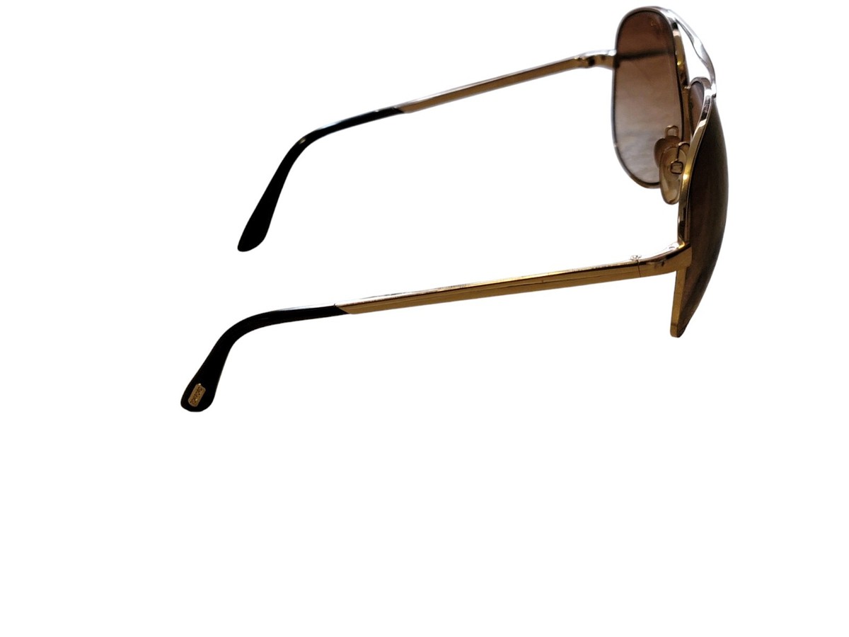Tom Ford (TF-35Charles) Gold Frame Sunglasses with Brown Lenses Tom Ford // Brown & Gold TF435 Round Sunglasses – VSP  main image 4