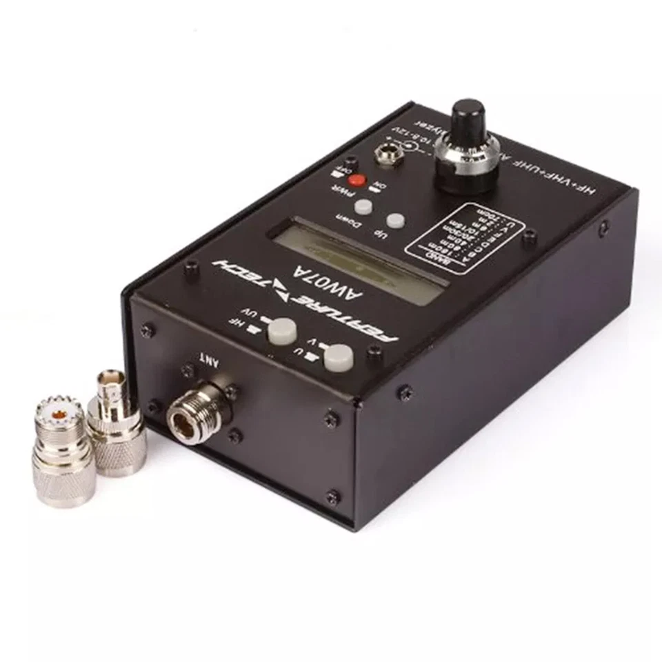 Analizador de antena HF VHF UHF Medidor SWR Probador de impedancia de RF Analizador de frecuencia Foto 3 de 4