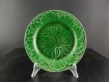 ANTICO PIATTO MAIOLICA BARBOTINE WEDGWOOD ETRURIA BARLASTON FOGLIA CAVOLO