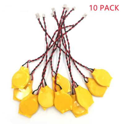 10x 0.3ft 2-Pin Wire Laptop BIOS CMOS Bator Lenovo Acer HP Dell Asus Toshiba IBM