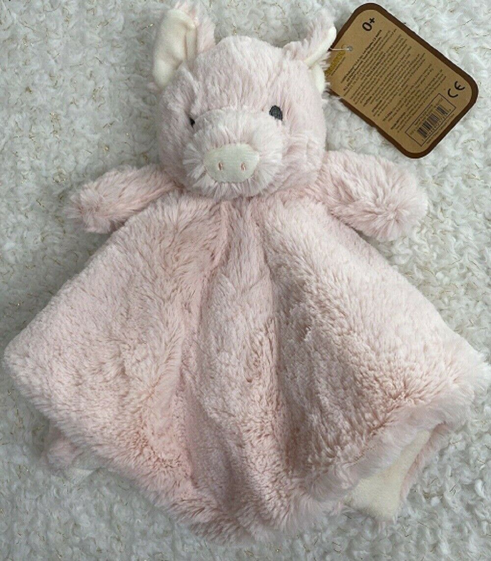 K.Luxe overseas Baby 14.5 x inch Excellent Piggy Security Pink Blanket wi