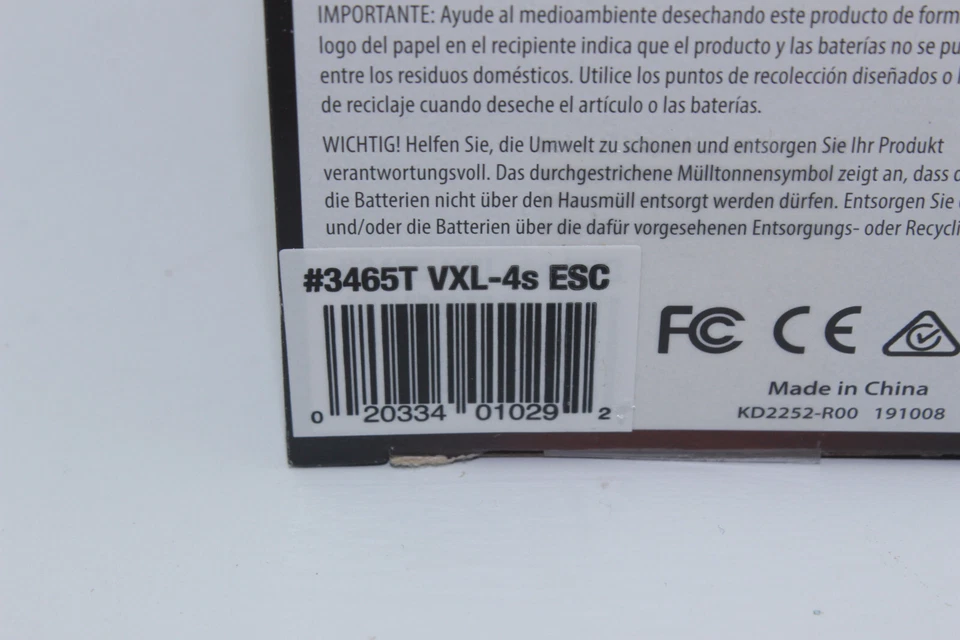 Traxxas  TRX 3465 T  Brushless Regler Velineon VXL-4S Wasserdicht NEU in OVP - Bild 2 von 3