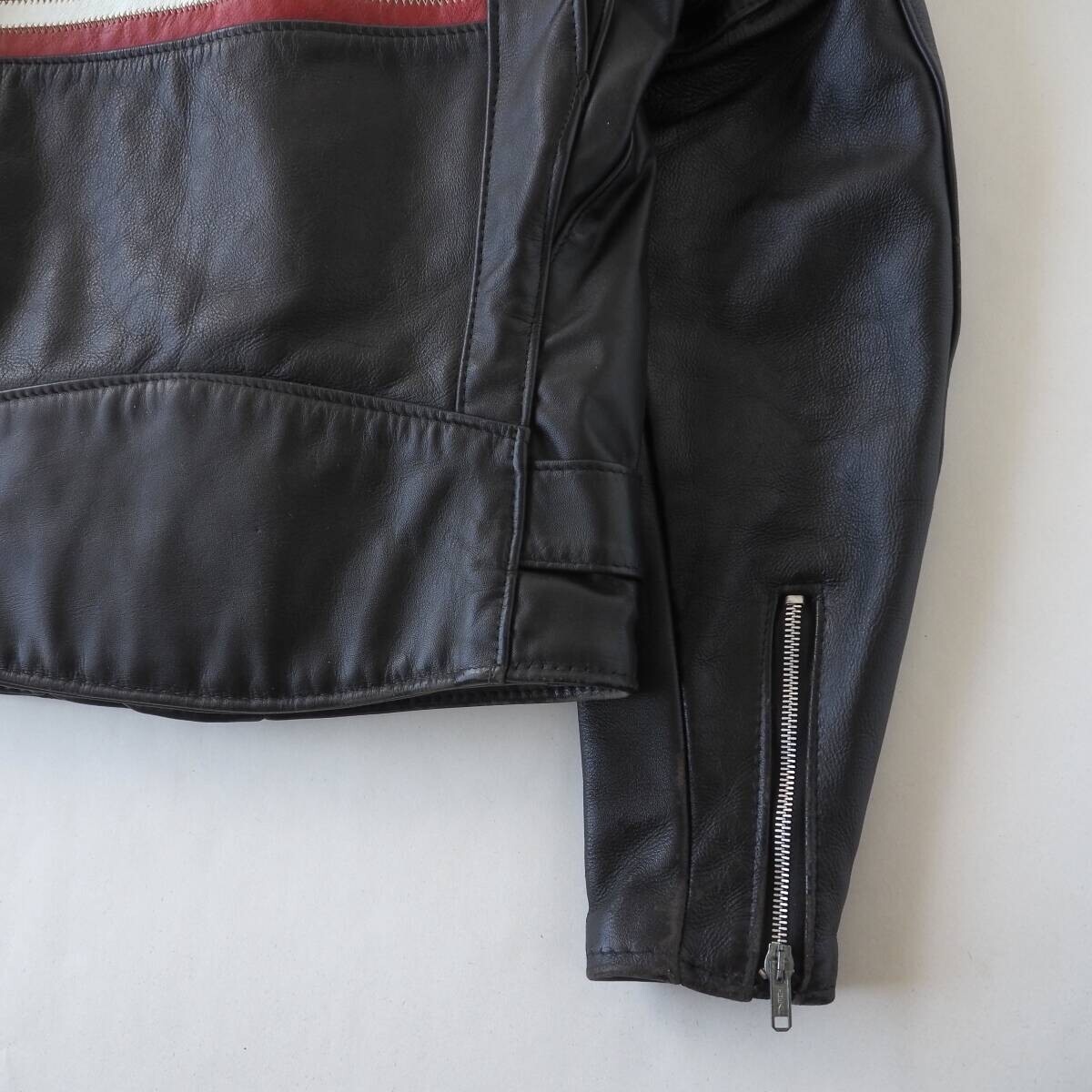 Schott 618F Double Riders Jacket Size 34 Black Leather | eBay