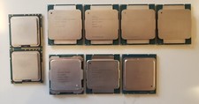 Lot Of 9 Intel Server CPU's 