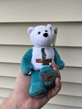 Delaware Collectible Coin Teddy Bear First in Series 1999 with Quarter