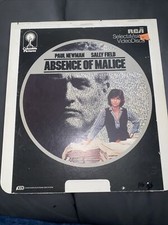 Absence Of Malice - Paul Newman  Sally Field CED Video Disc Plays