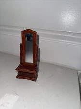Vintage Doll House Cheval Full Length Standing Mirror