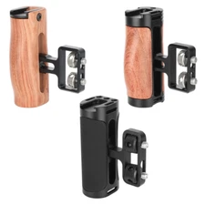 CAMVATE Side Handle Grip Left Right with 1/4"-20 Thumbscrew Mounts & Cold Shoe