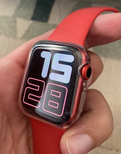 Apple Watch Series 6 40mm Guscio Bumper in Silicone Protezione -solo  custodia- | eBay