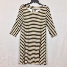 Altar'd State Women S Stripes Summer Long Sleeves Cut-Out Back Shirt Dress Lined