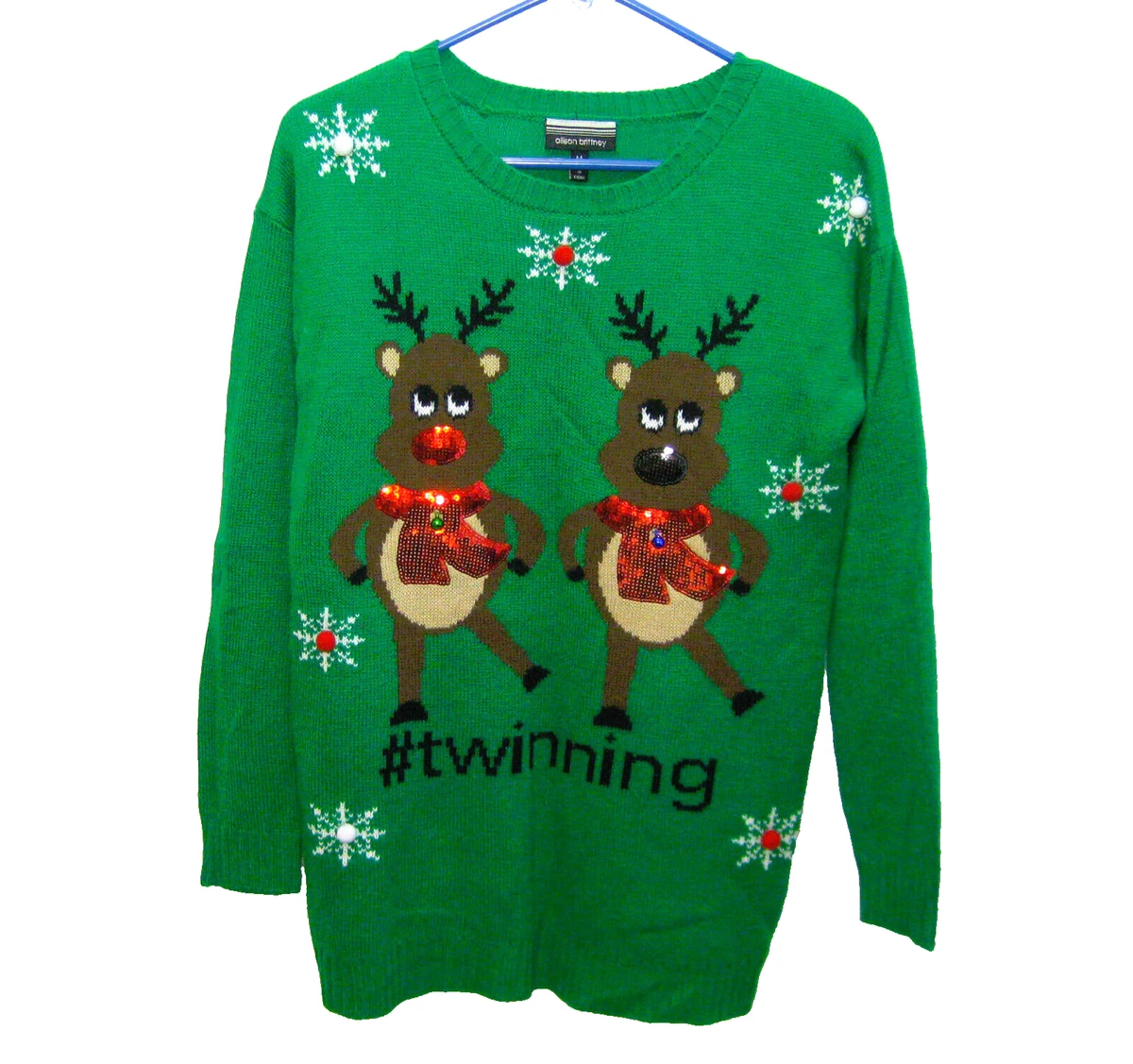 allison brittney christmas dress Allison Brittney | Dresses | Allison Brittney Nwot Tinselsequins Christmas Elf Sweater Dress With Hat Large