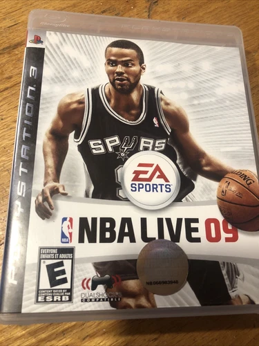 NBA Live 09 (Sony PlayStation 3, 2008) Complete Very Good Condition