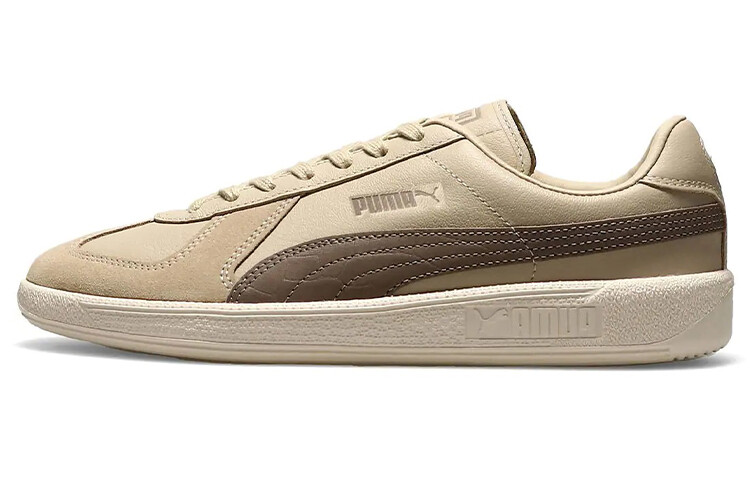 PUMA Army Trainer Skateboard Shoes Unisex Low-Top Khaki 384399-02