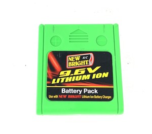 new bright 9.6 volt lithium ion battery pack