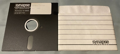 RAINBOW WALKER - Atari 400/800 Computer Synapse Video Game 5.25'' Disk - TESTED!