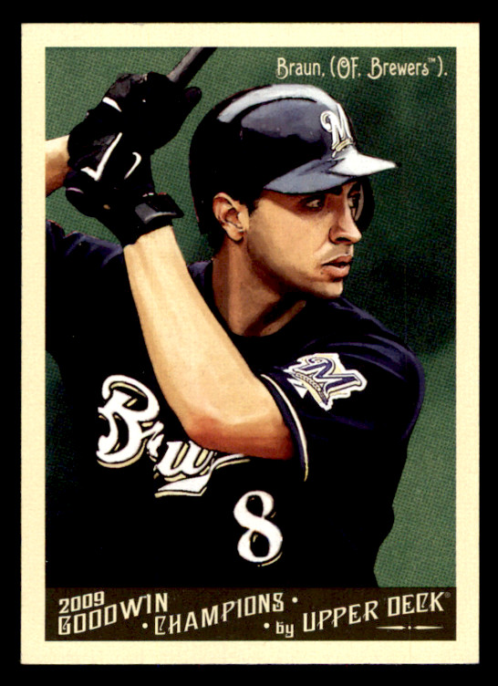 2009 Upper Deck Goodwin Champions Ryan Braun    #49 Milwaukee Brewers