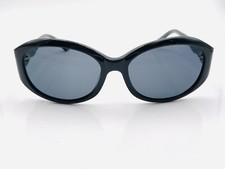 Eschenbach Brendel 906006 Black Oval Sunglasses Germany FRAMES ONLY