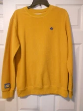 Dutch Bros Women's Small Dark Yellow Embroidered Tulip Long Sleeve Pullover