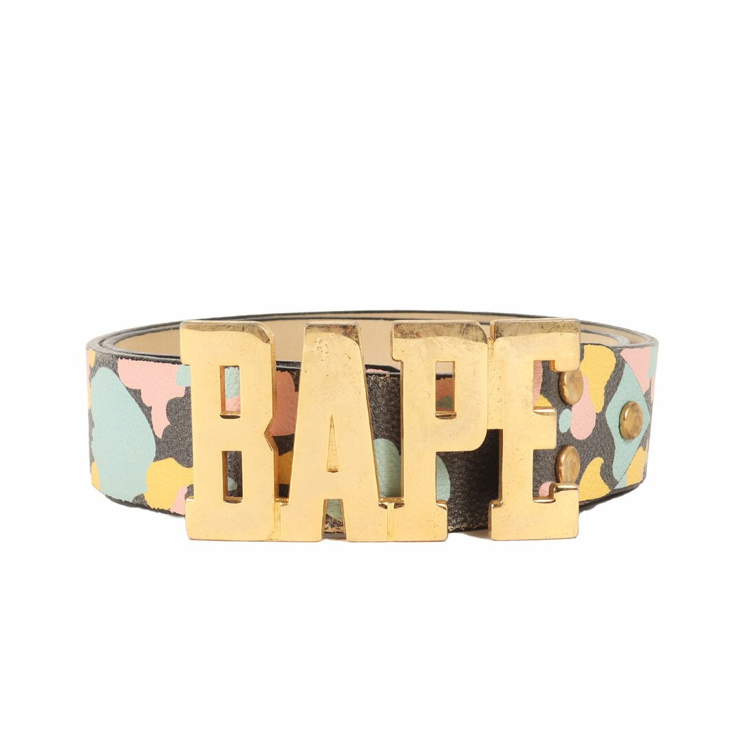 A BATHING APE AVASING BELT SIZE: M NEW MULTI CAMO BAPE