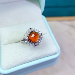 Authentic Natural 3Ct Sugar Tower Fanta Garnet R 925 Gold Plated Sterling Silver Ring