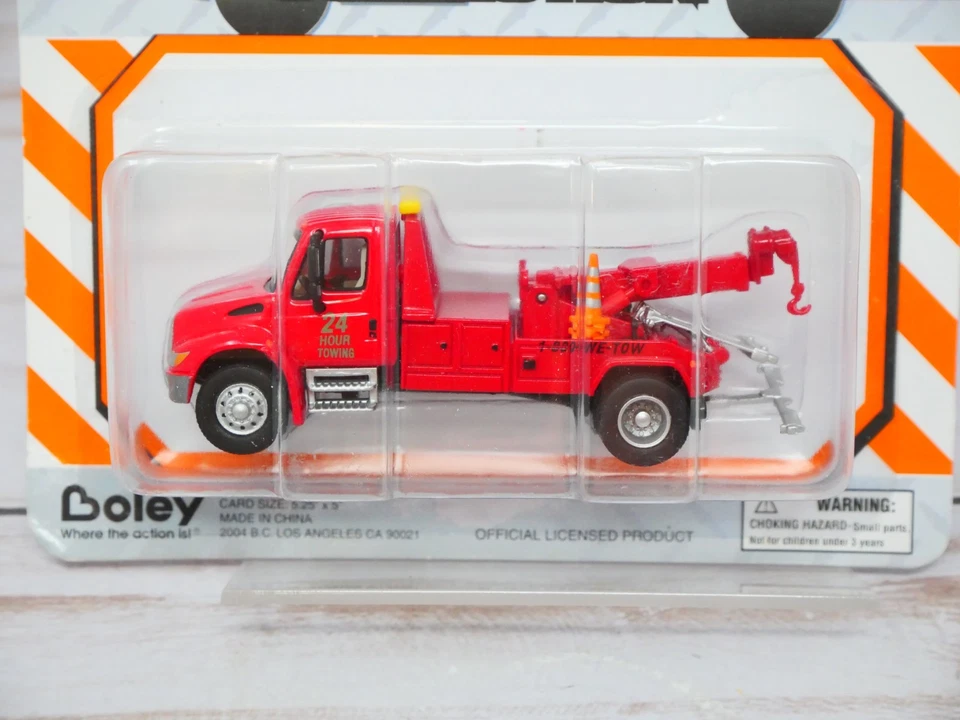 Remolque Boley colección 4135-11, rojo internacional, remolque 24 horas, escala HO Foto 2 de 3