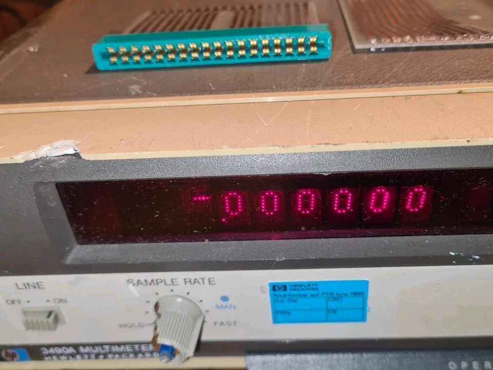 Multímetro Hewlett-Packard HP 3490A con accesorios extremadamente raros ¡VER! - Imagen 2 de 4