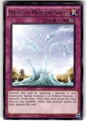 Oasis of Dragon Souls NECH-EN077 Rare The New Challengers Yu-Gi-Oh Near Mint