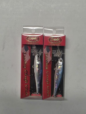 (LOT OF 2) Lucky Craft Pointer 78XD / Aurora Black 