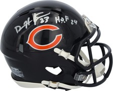 Devin Hester Chicago Bears Signed Riddell Speed Mini Helmet with 
