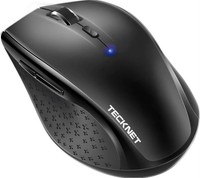 TECKNET Wireless Mouse for Laptop, 4800 DPI Optical Computer Mice with 6 Buttons
