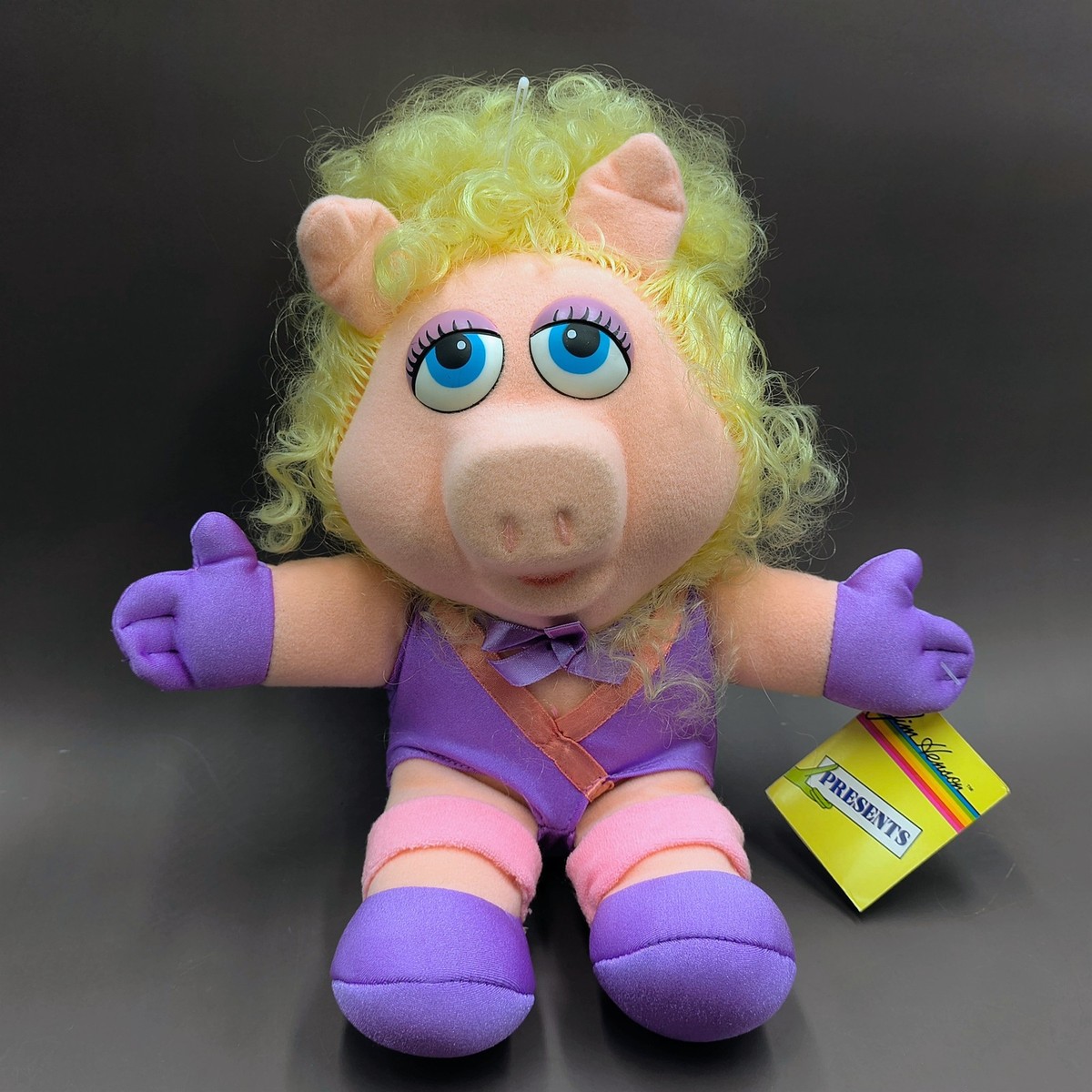 Vintage 1988 Miss Piggy Aerobics Gymnast Plush Doll Muppets Dakin