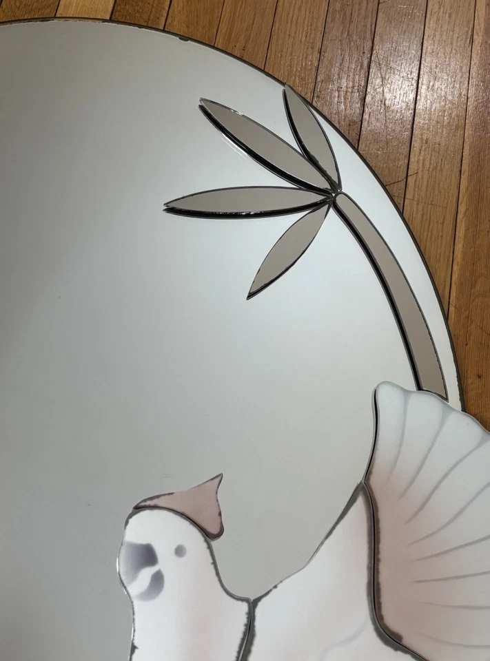 Vintage David Marshall Cockatoo Parrot Wall Mirror Sculptors Guild 1991 - Image 4 of 4