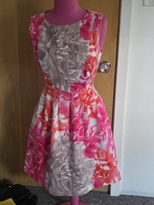 Eliza J Women's Floral Sleeveless Pink, Size 12