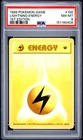1999 POKEMON BASE SET 1ST EDITION #100 LIGHTNING ENERGY PSA 8