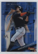 2015 Bowman's Best Blue Refractor /150 Giancarlo Stanton #34