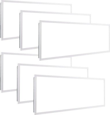 LED ENERGY PLUS 2x4 LED Flat Panel Troffer Light, 72W, 5000K Daylight, Dimmab...