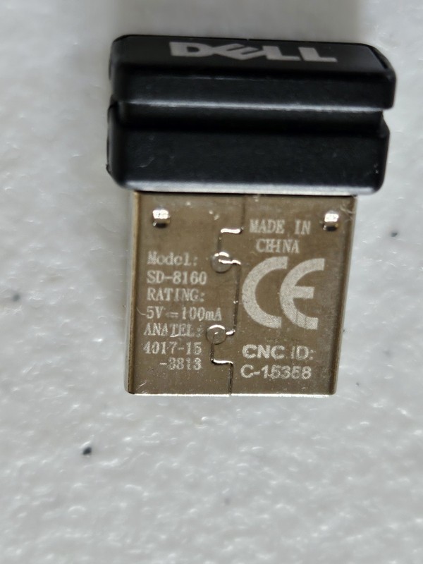 DELL SD-8160 USB WIRELESS RECEIVER DONGLE